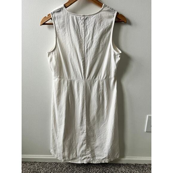 Able cotton white button dress women's size S - Picture 3 of 7